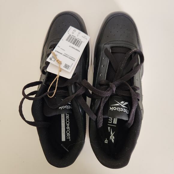 Reebok Court Advance Black/White/Gum Men's 7, Women's 8.5 Medium - Picture 6 of 9